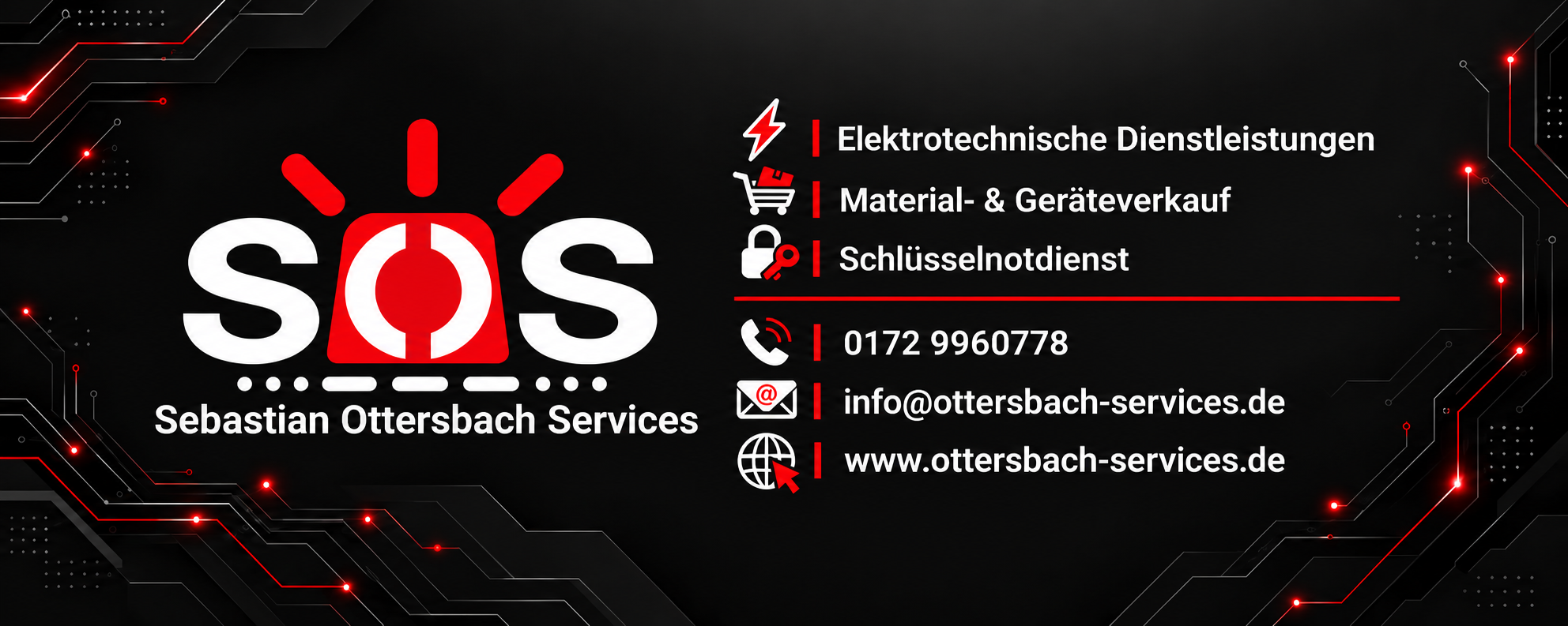 SOS Elektrotechnik im Cyber-Design